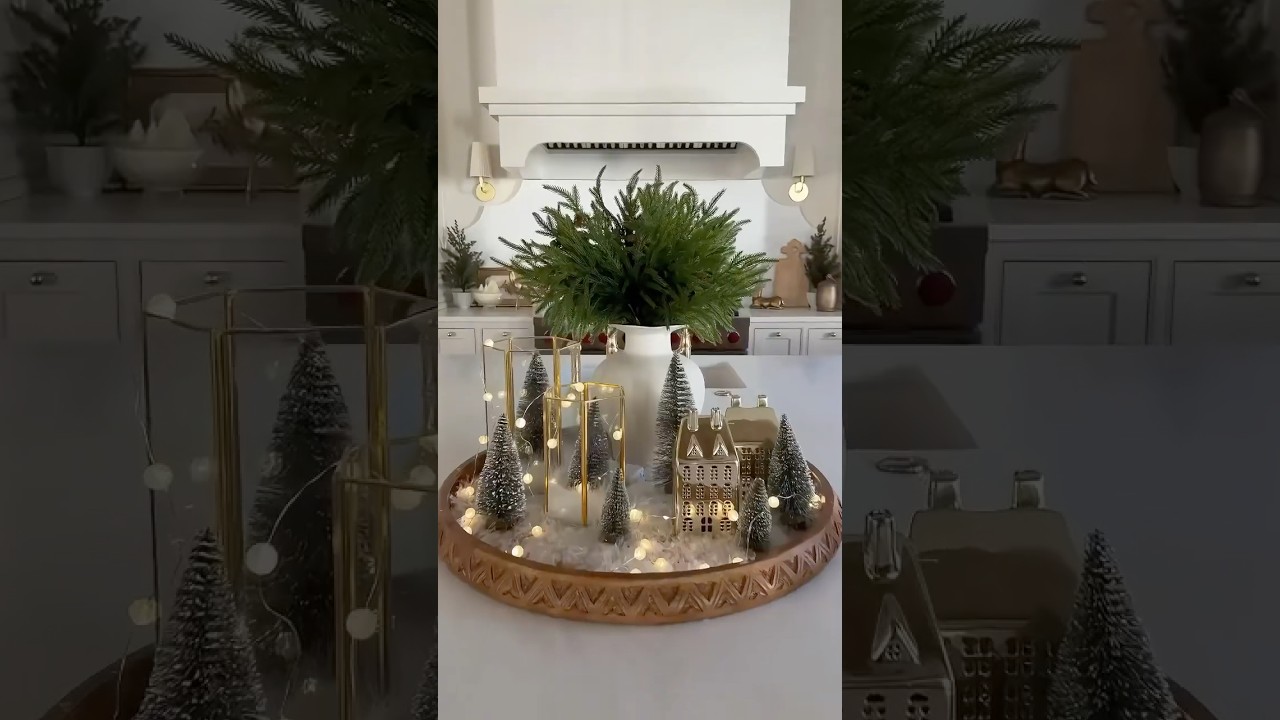 DIY Winter Wonderland Centerpiece | Elegant Christmas Table Decor