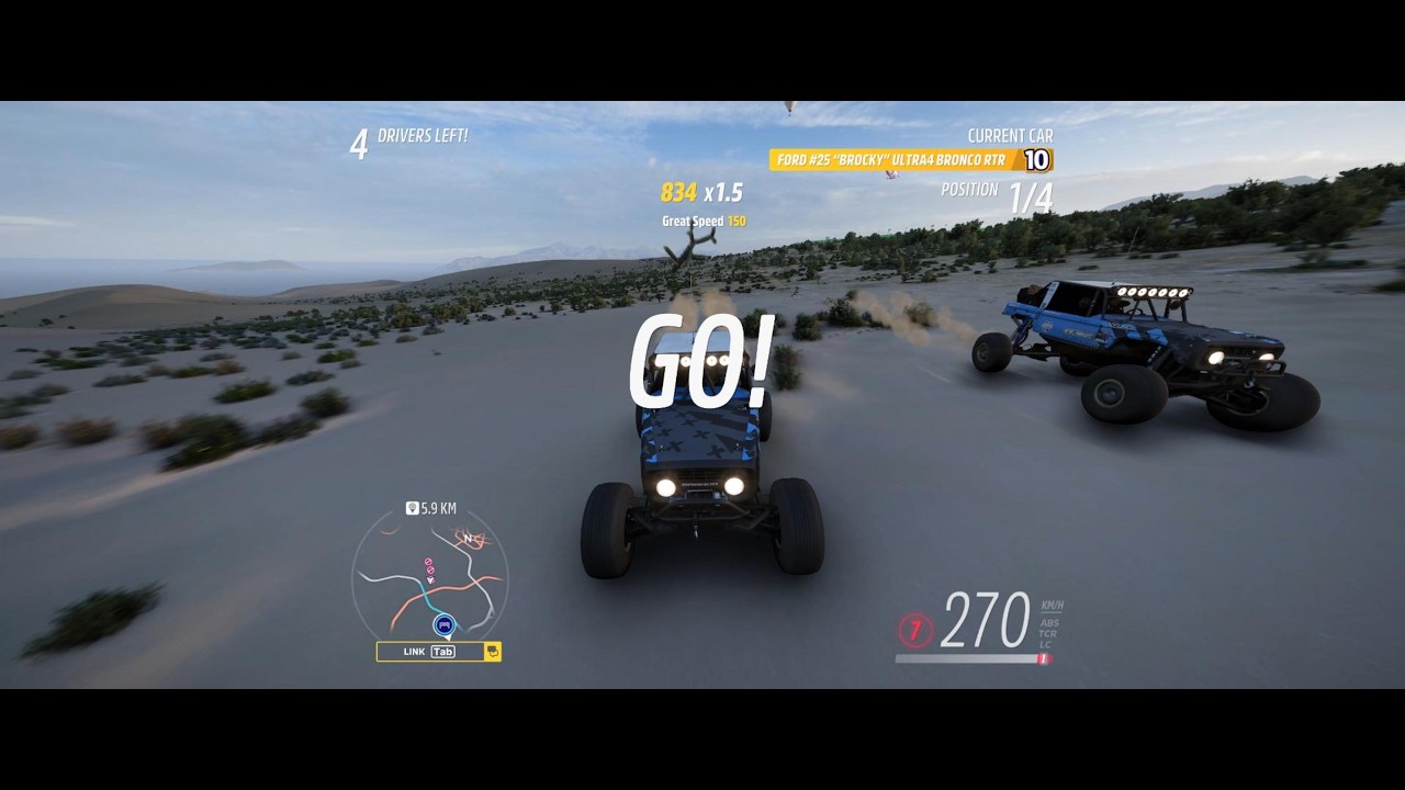 Forza Horizon 5 - Eliminator (Вышибала) | Baja Final Showdown Brocky X2 VS Fiesta VS GT-R