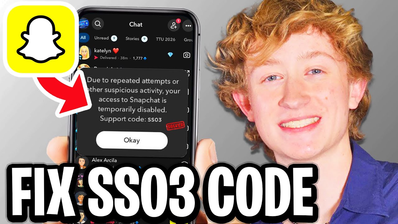 How To Fix Snapchat Support Code SS03 - Full Guide