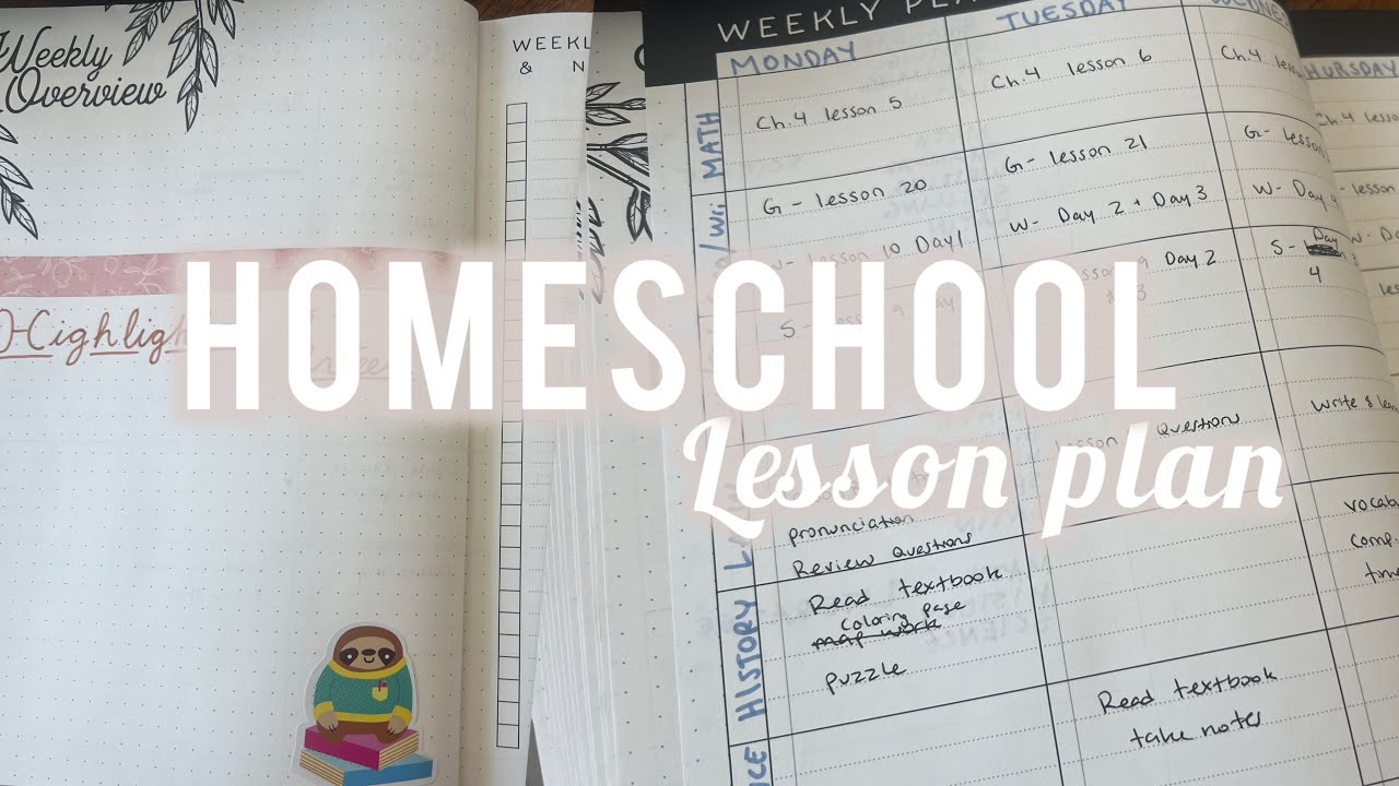 Plan With Me for Homeschool! Lesson Planning for Second Grade Subjects in Schoolnest Planner