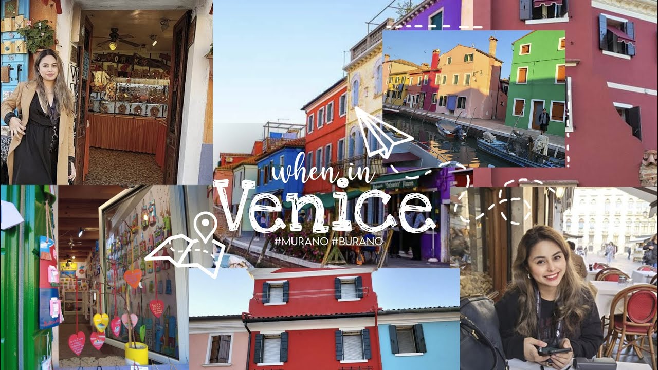 VENICE: murano and burano island- walking tour | travel vlog #2 | Pretty Istar