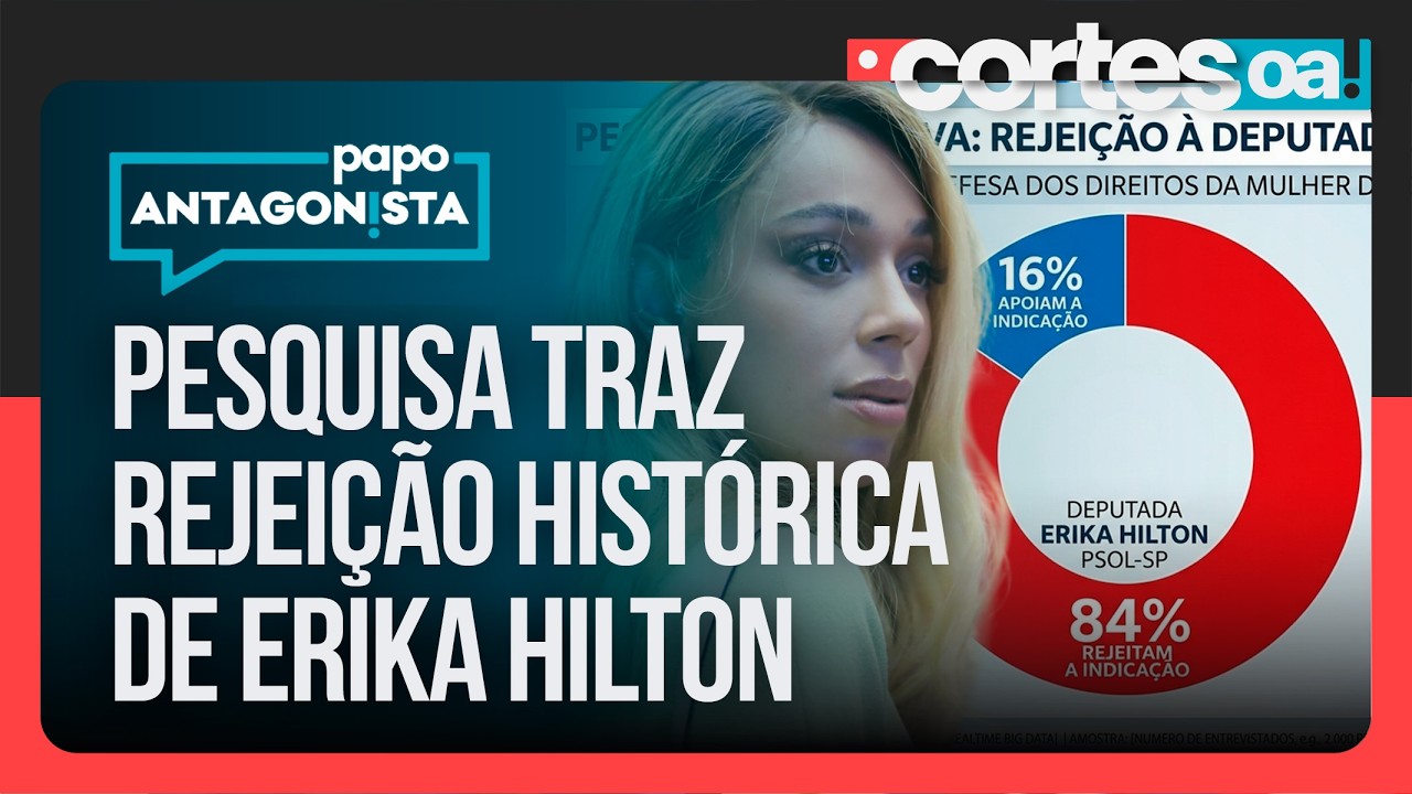 Pesquisa Real Time: Maioria desaprova Erika Hilton na presidência da Comissão