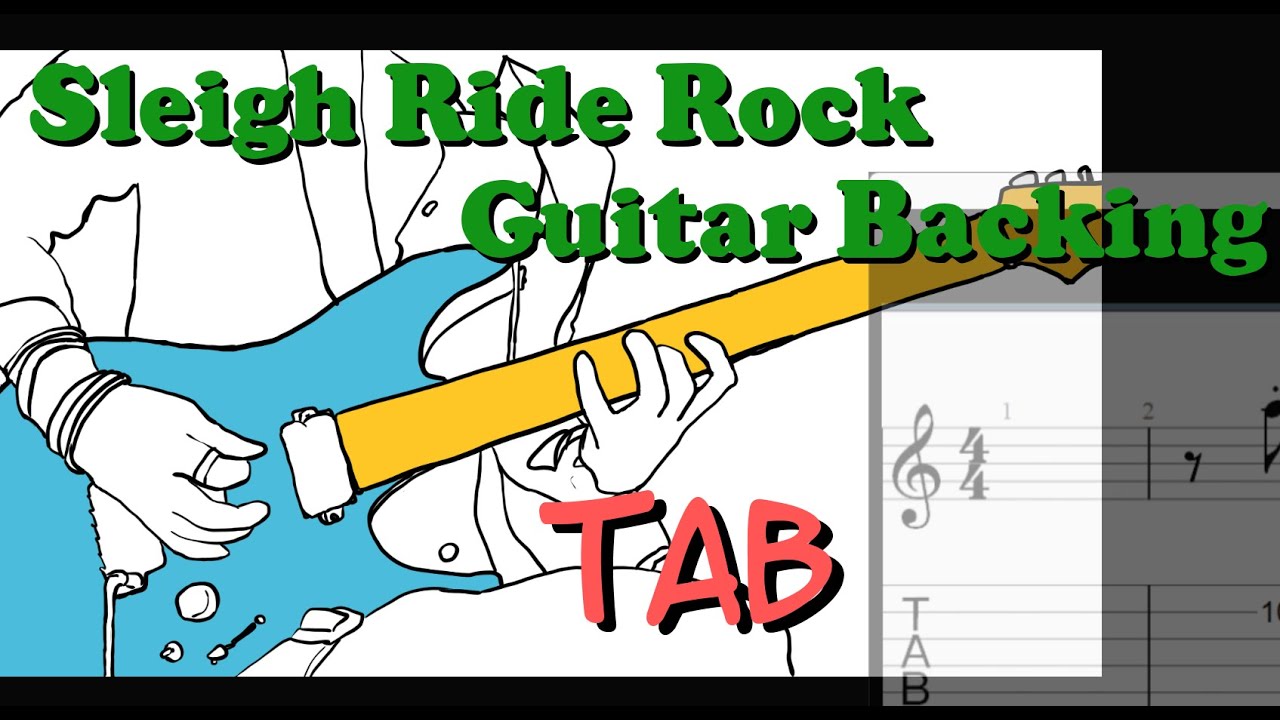 【TAB】Sleigh Ride Rock Guitar Backing