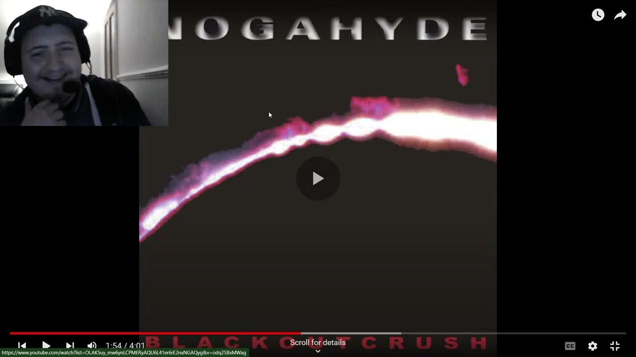 Reacting to the Blackout Crush album by Nogahyde