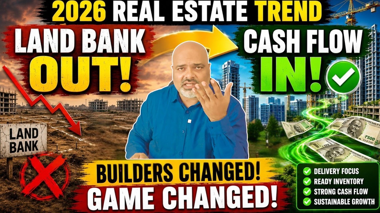 2026 Real Estate Trend: Land Bank खत्म, Cash Flow शुरू | Property Mishra Show
