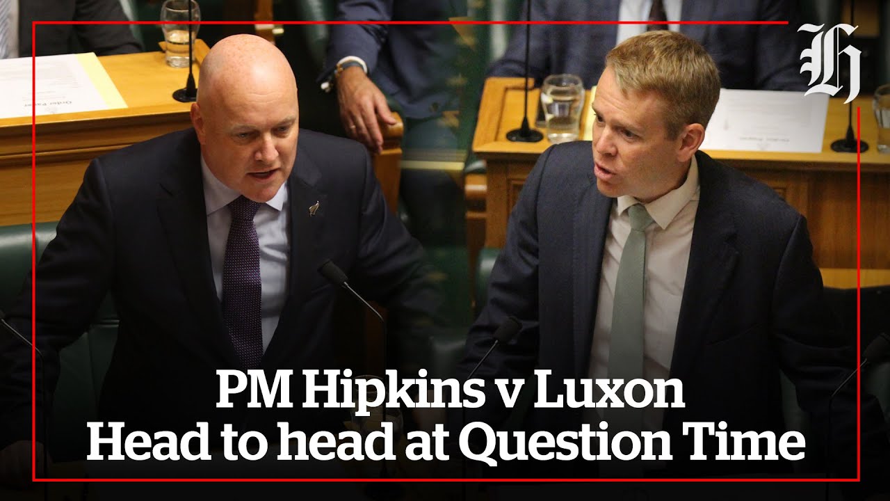 PM Chris Hipkins and National's Christopher Luxon go head to head in parliament | nzherald.co.nz