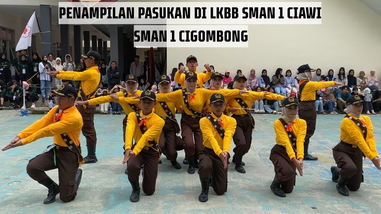 🔴KEREN🔴Penampilan Paskibra SMAN 1 Cigombong di LKBB SMAN 1 Ciawi