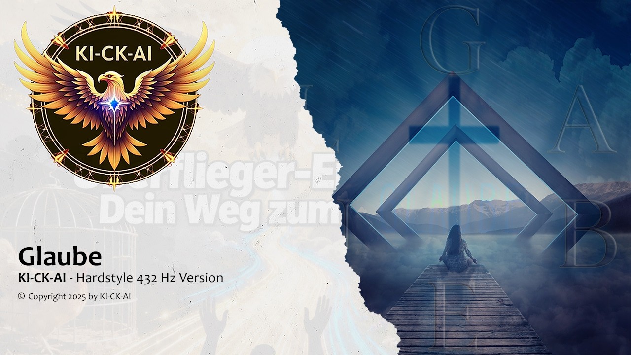 KI-CK-AI – GLAUBE – 432 Hz / Melodic Hardstyle Song über Vertrauen, Licht & innere Stärke