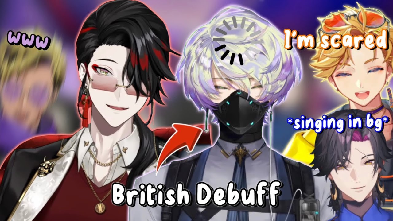 Claude's British Debuff Moments in REQUIEM Off-Collab Telephone Game【NIJISANJI EN Clip】