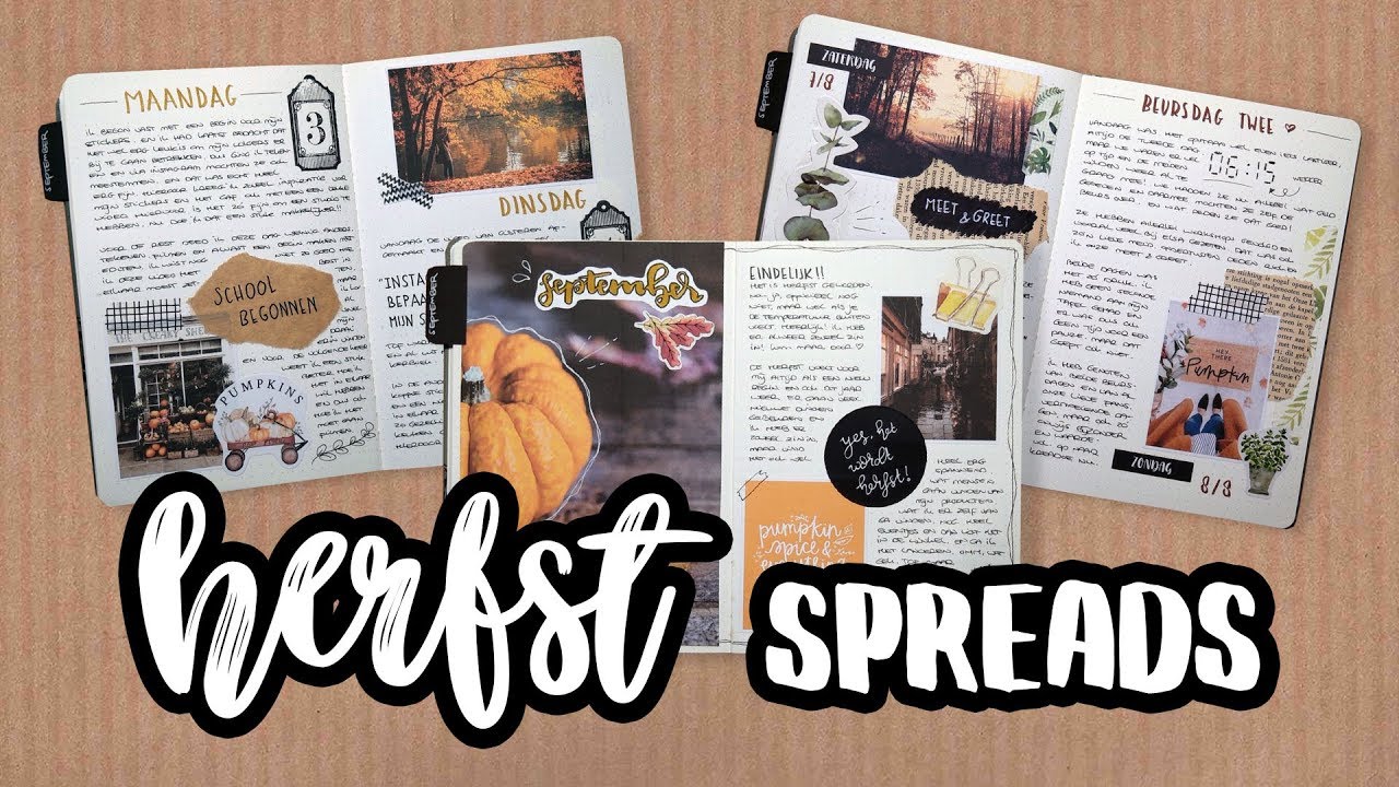 Herfst Journal INSPIRATIE (in MIJN nieuwe journal) ♥ #9 Creatief met CreaChick