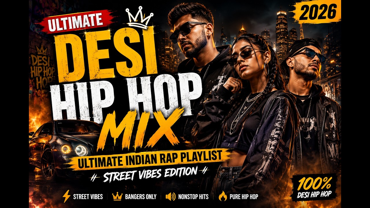 Desi Hip Hop Mix 🔥 Ultimate Indian Rap Playlist 2026 | Street Vibes Edition