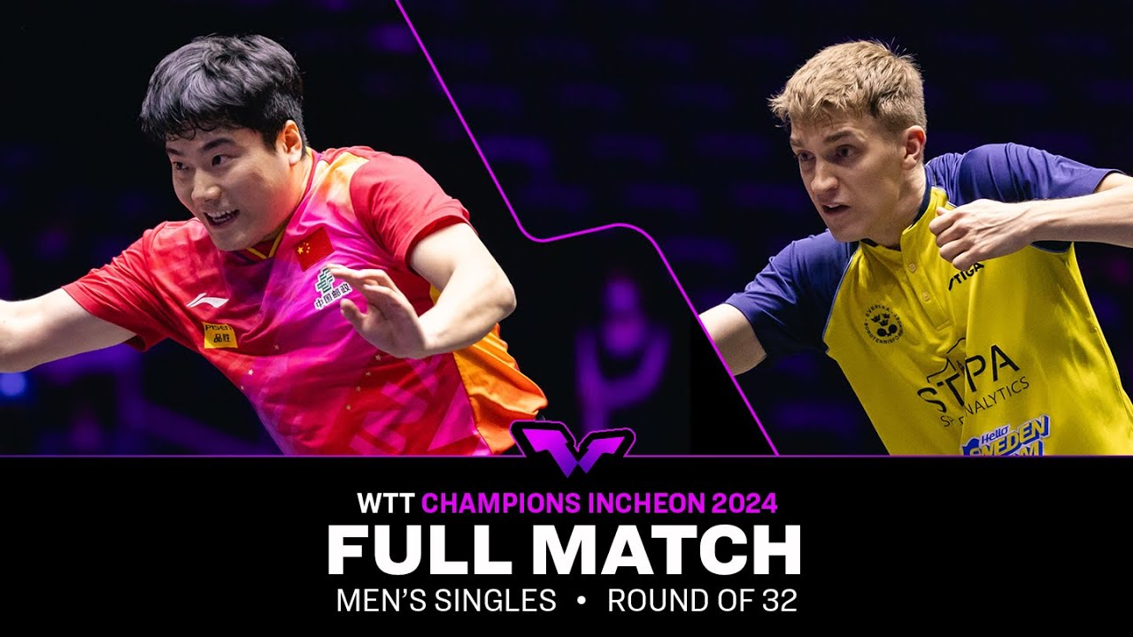 FULL MATCH | Liang Jingkun vs Anton Kallberg | MS R32 | #WTTIncheon 2024