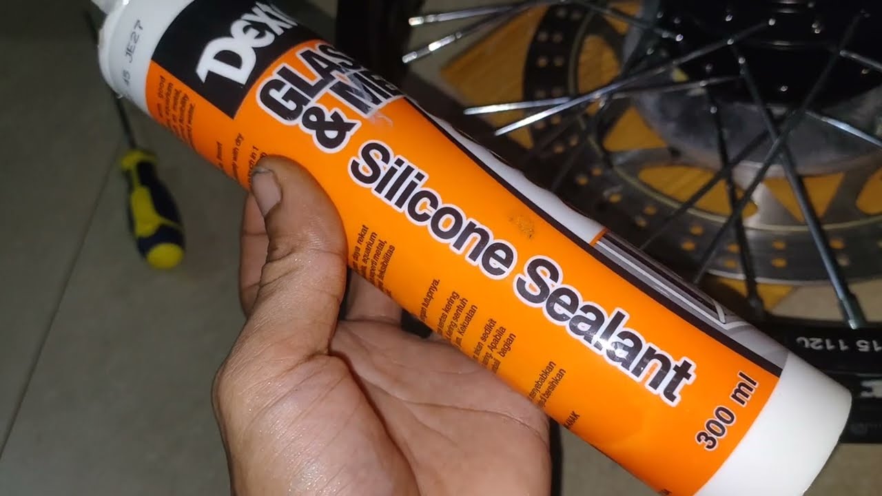 Velg jari jari dibuat tubeless, rekomendasi lem silicone sealant. Ternyata daya rekatnya kuat👍