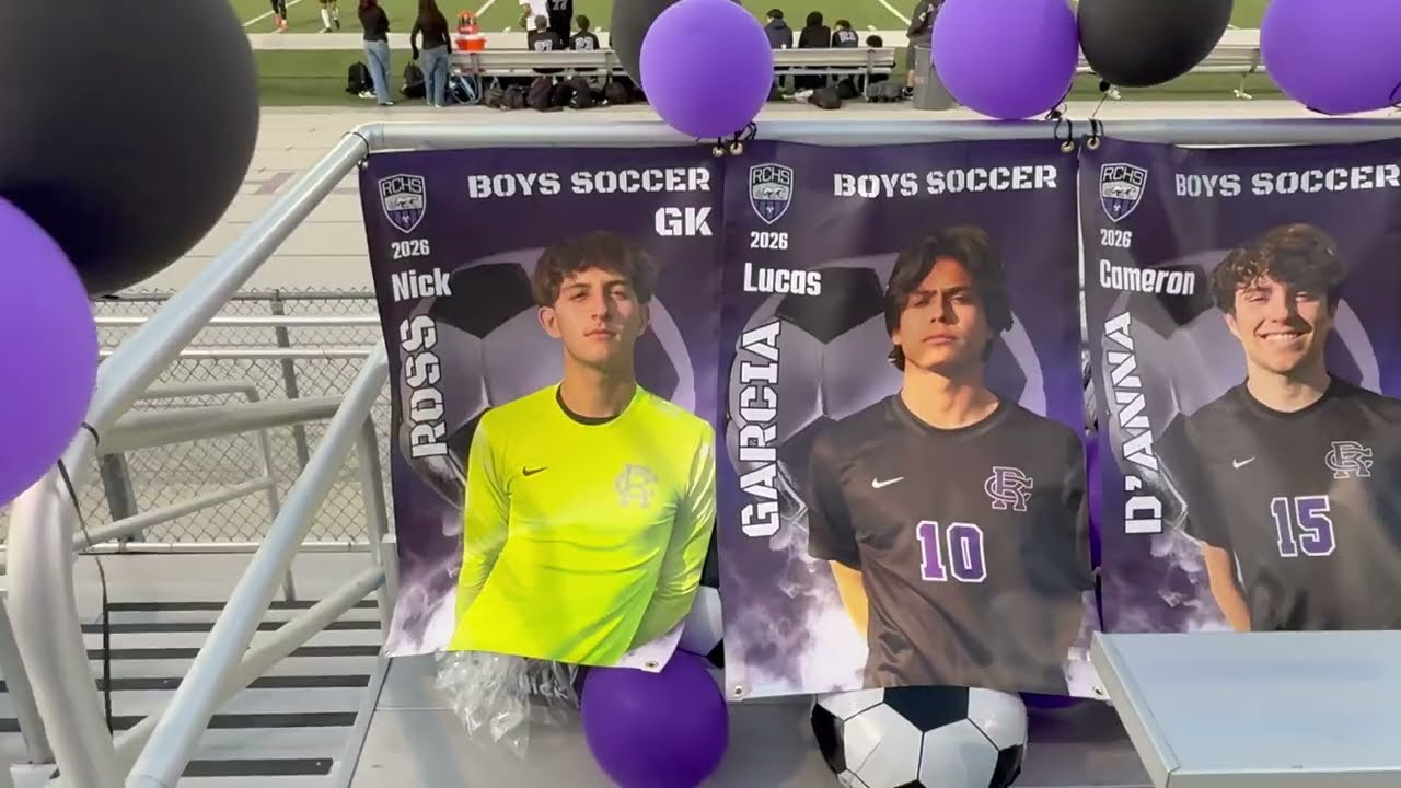 RCHS ⚽️💜🖤 vs Los Osos HS ⚽️💙🤍 First Half 1.29.26
