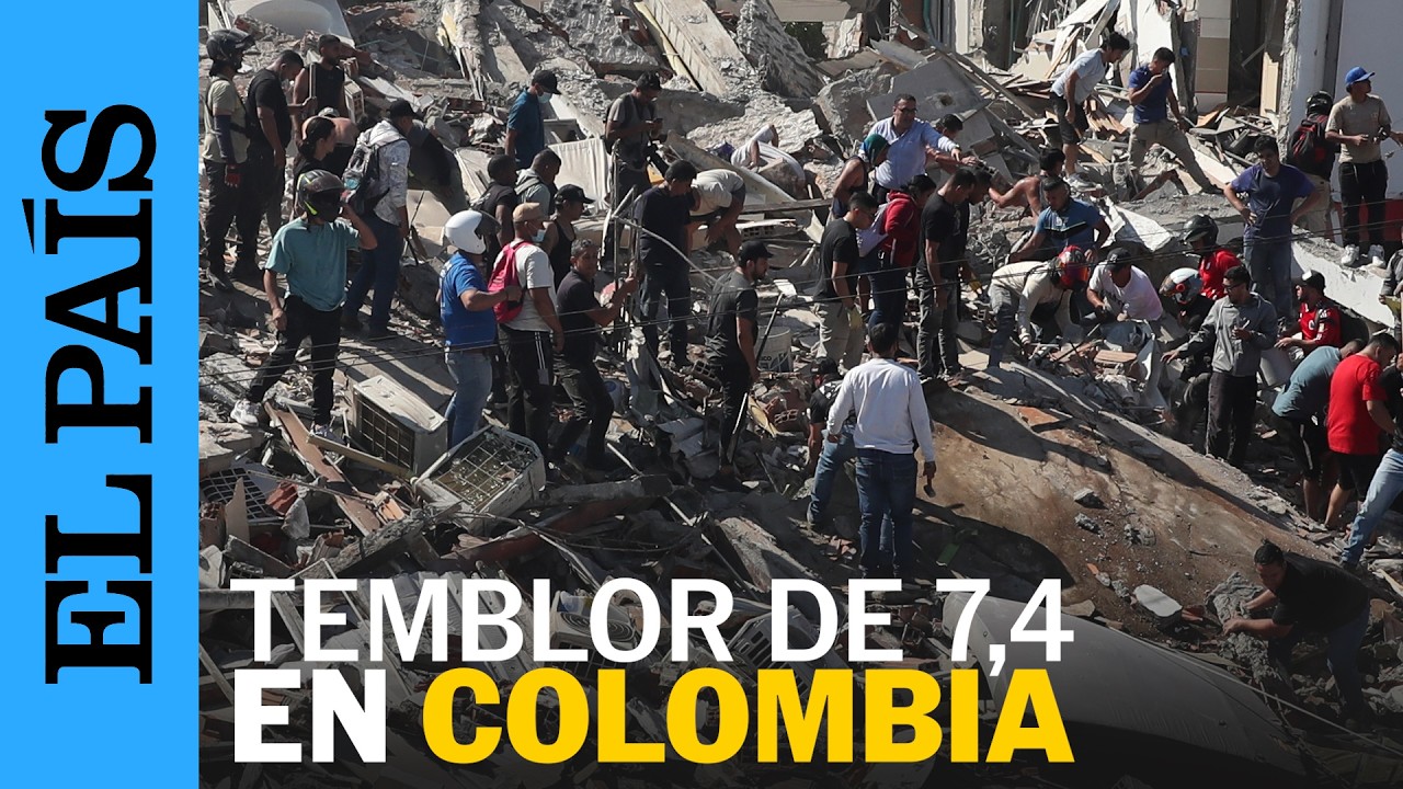 TERREMOTO 7,4 en COLOMBIA HOY 10 de AGOSTO | El momento del temblor y el colapso de edificios