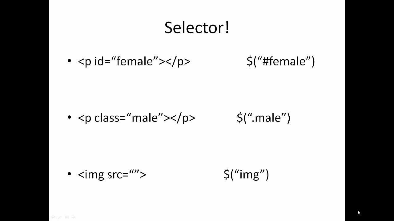 jQuery: Selectors, Methods, Effects