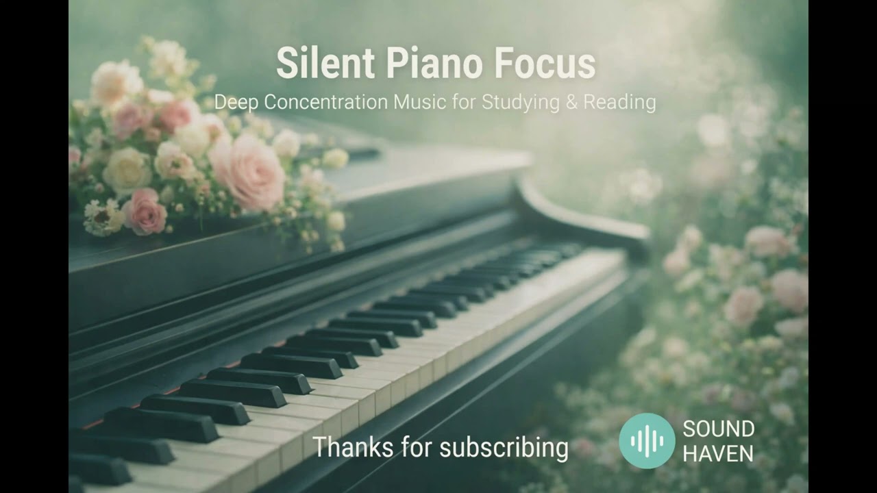 Silent Piano Focus — Deep Concentration Music for Studying & Reading | Focus Haven