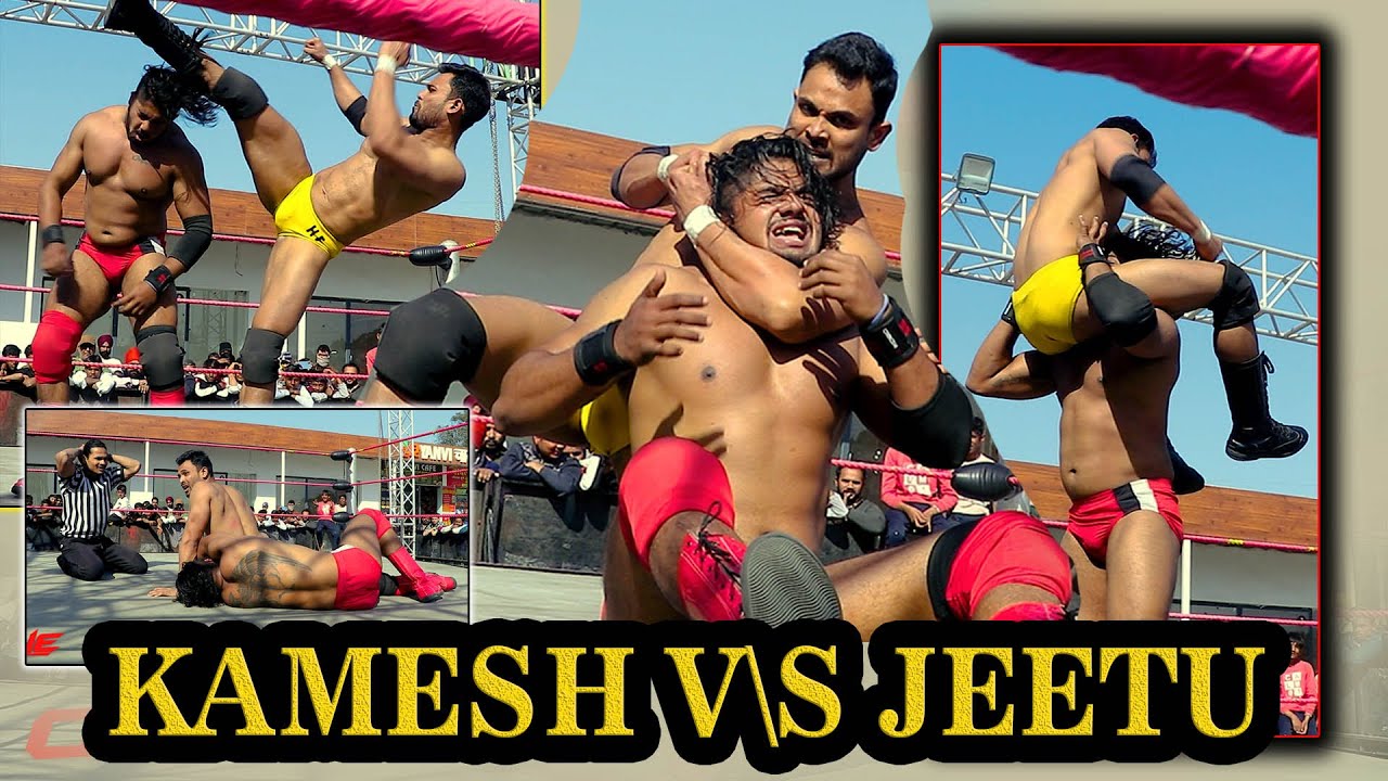 CWE | KAMESH V\S JEETU  #thegreatkhali #cwe #prowrestling #youtubeindia