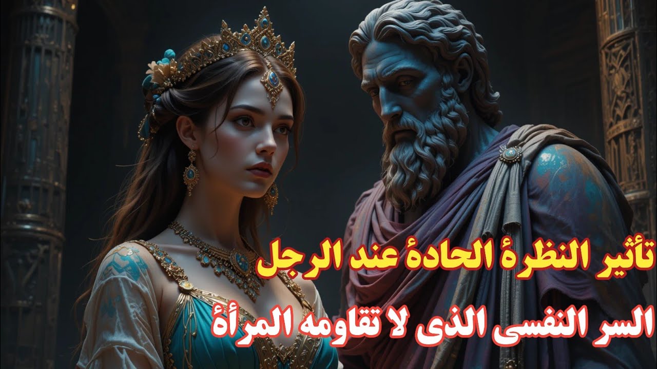 تأثير النظرة الحادة عند الرجل: السر النفسي الذي لا تقاومه المرأة!