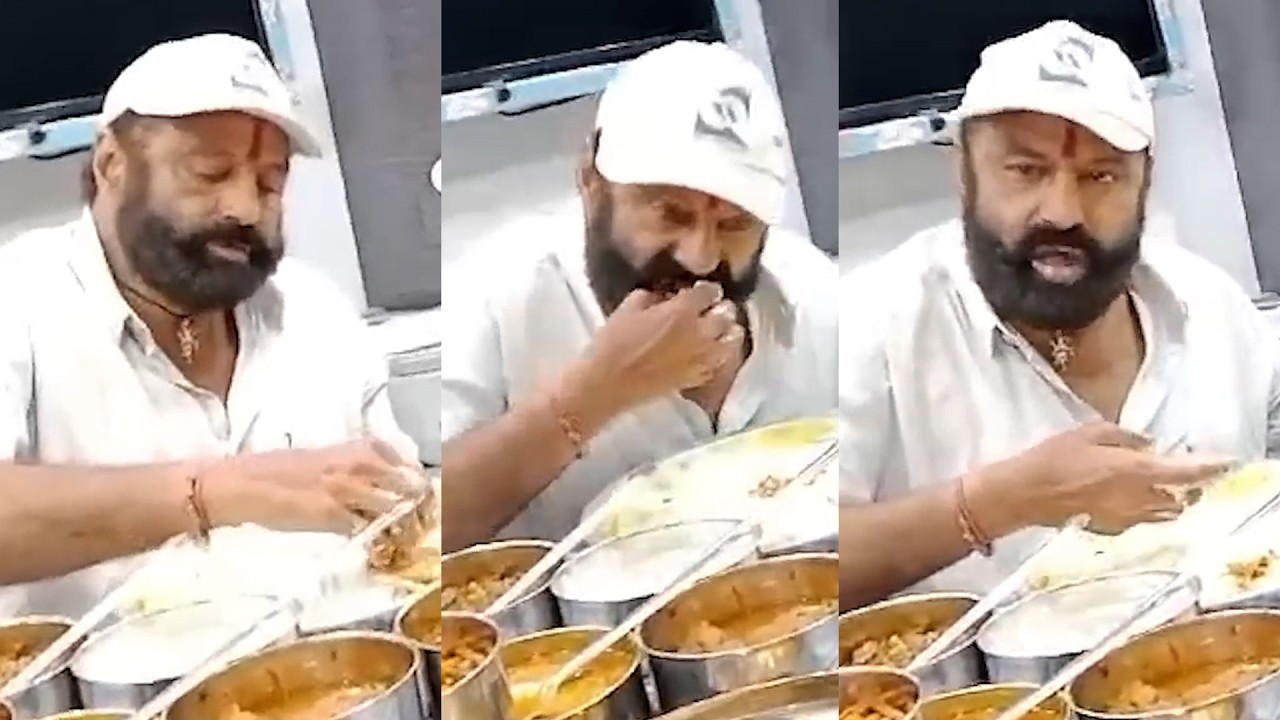 See How Nandamuri Balakrishna Having Food After Discharged From Hospital | Telugu Film Stars