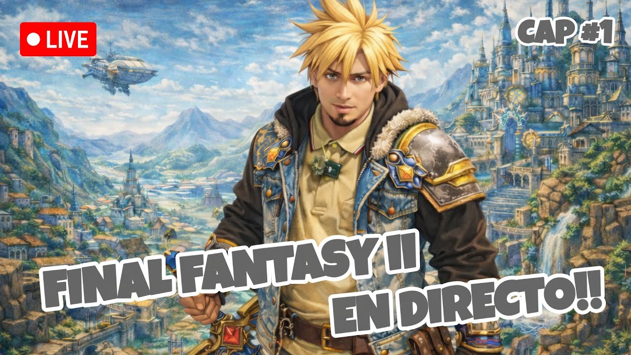 🔴 NOS VAMOS DE AVENTURA EN FINAL FANTASY II| COMO SOBREVIVIR EN ESTE MUNDO| EN DIRECTO🔴