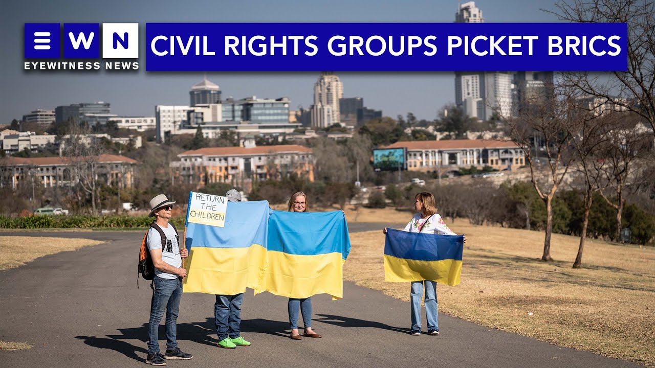 Civil rights groups gather to protest the BRICS summit