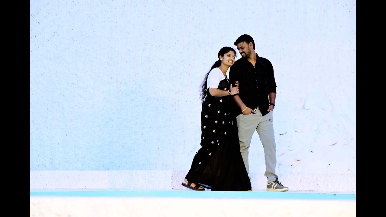new 4k song✨Eswar (Mani)❤️Lalitha 🌸Pre Wedding Song Shoot 🌼Madhuvaname Song By Shivaji Photography