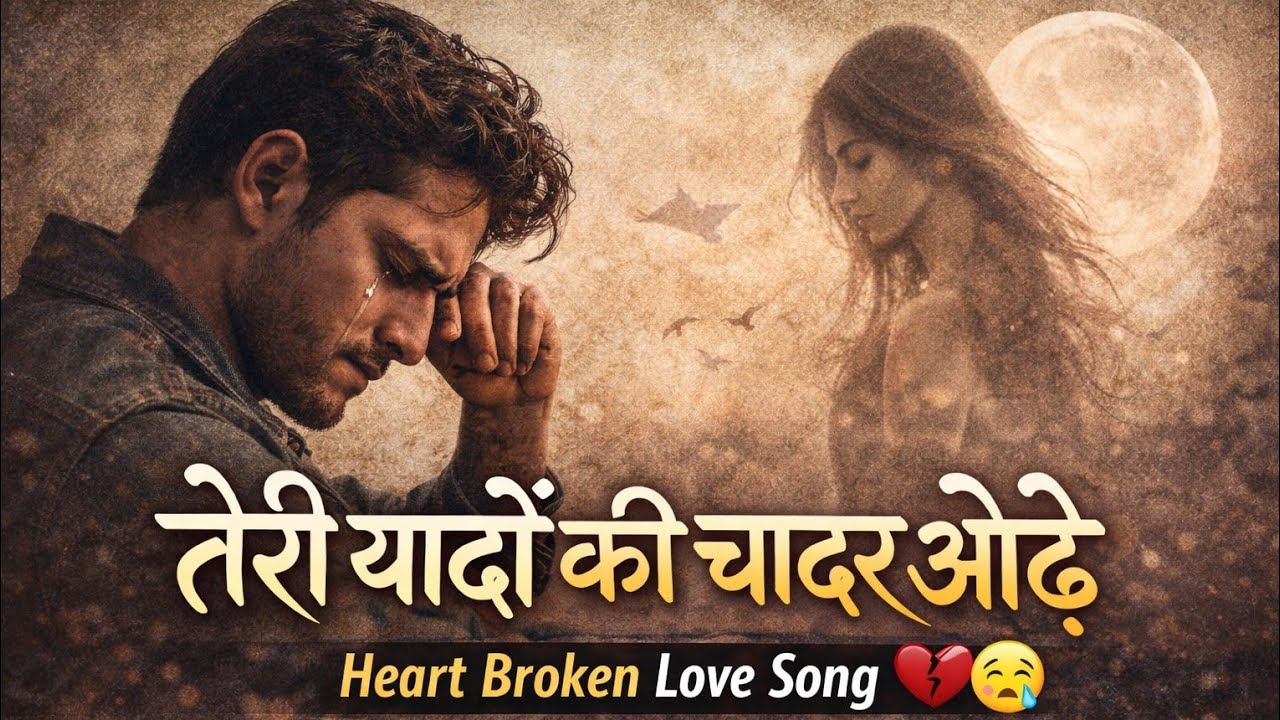 तेरी यादों की चादर ओढ़े 😢 | Heart Broken Love Song | New Hindi Sad Song 2026