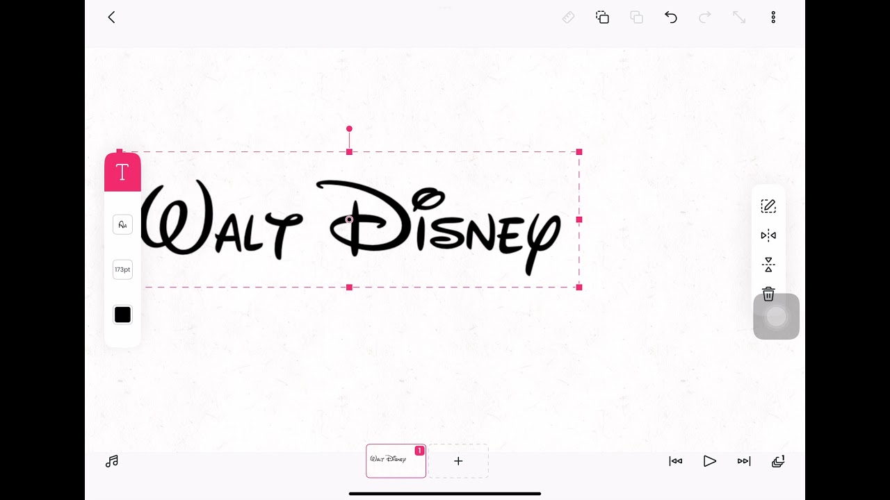 Disney font = waltograph