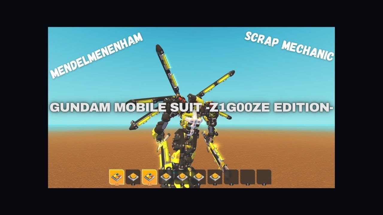 Scrap Mechanic Gundam Mobile Suit -z1Gooze Edition-