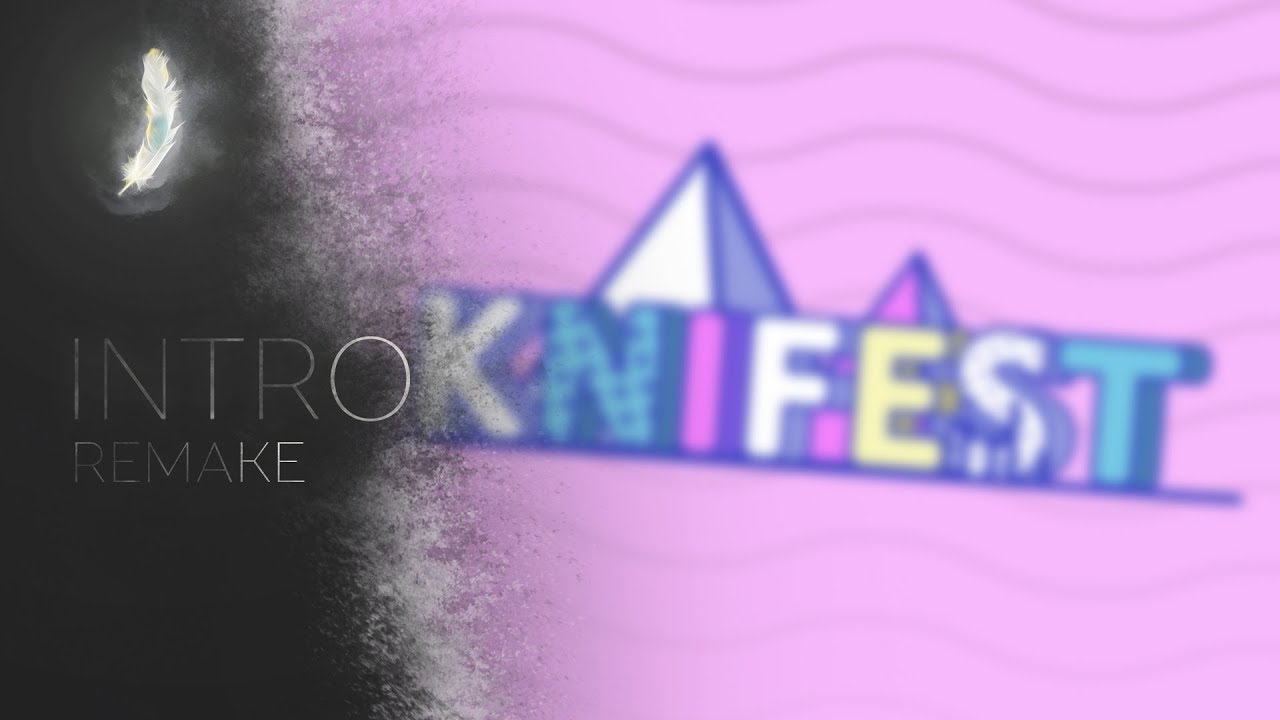 [INTRO] Knifest's 2D minimalistic YouTube Intro - After effects 60 fps [Remake falkin]