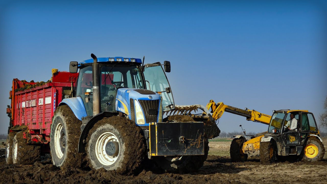 ☆ Akcja obornik 2025 | Newholland | Jcb | Engine Sound ☆