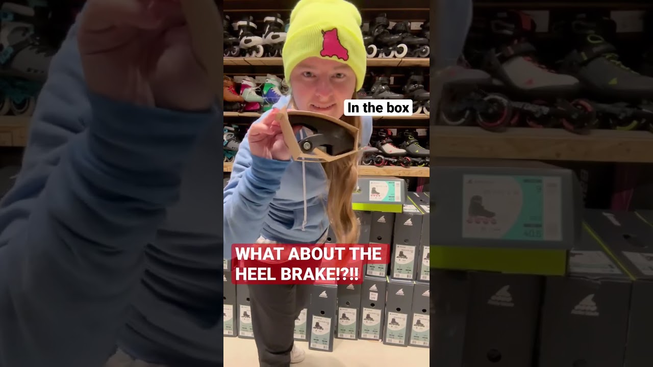 DO YOU NEED THE HEEL BRAKE?! And other easy ways to stop on rollerblades #inlineskate #tutorial