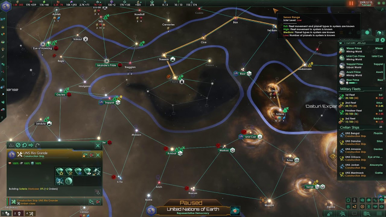 #003 – Stellaris | United Nations of Earth | Expansion Strain