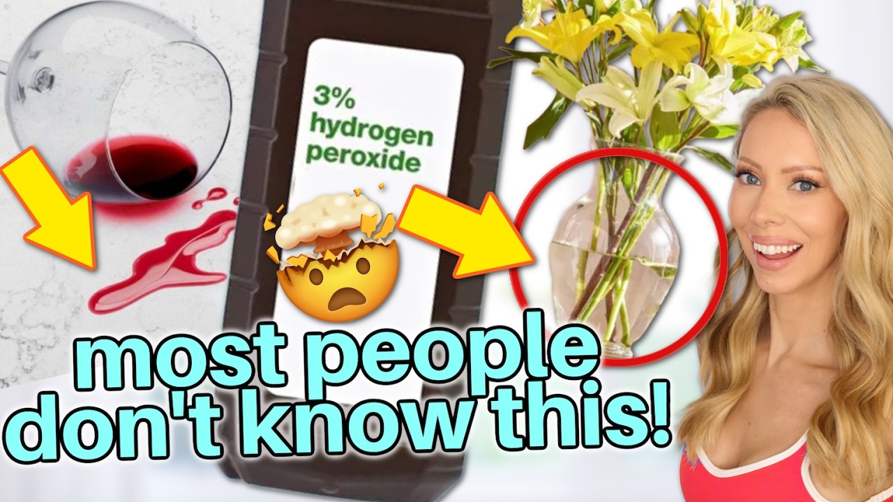 20 *GENIUS* Uses for Hydrogen Peroxide That Will BLOW YOUR MIND! 🤯