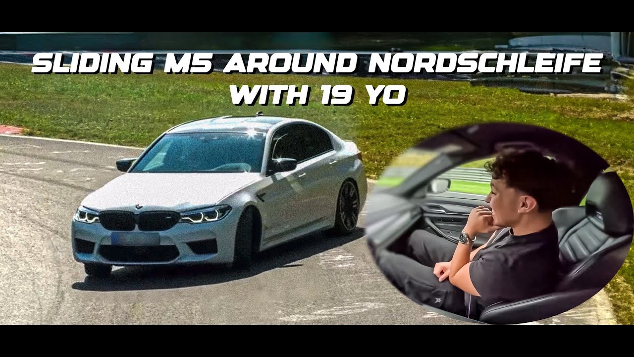 BMW M5 FULL SEND NÜRBURGRING! (going sideways at 150KMH)