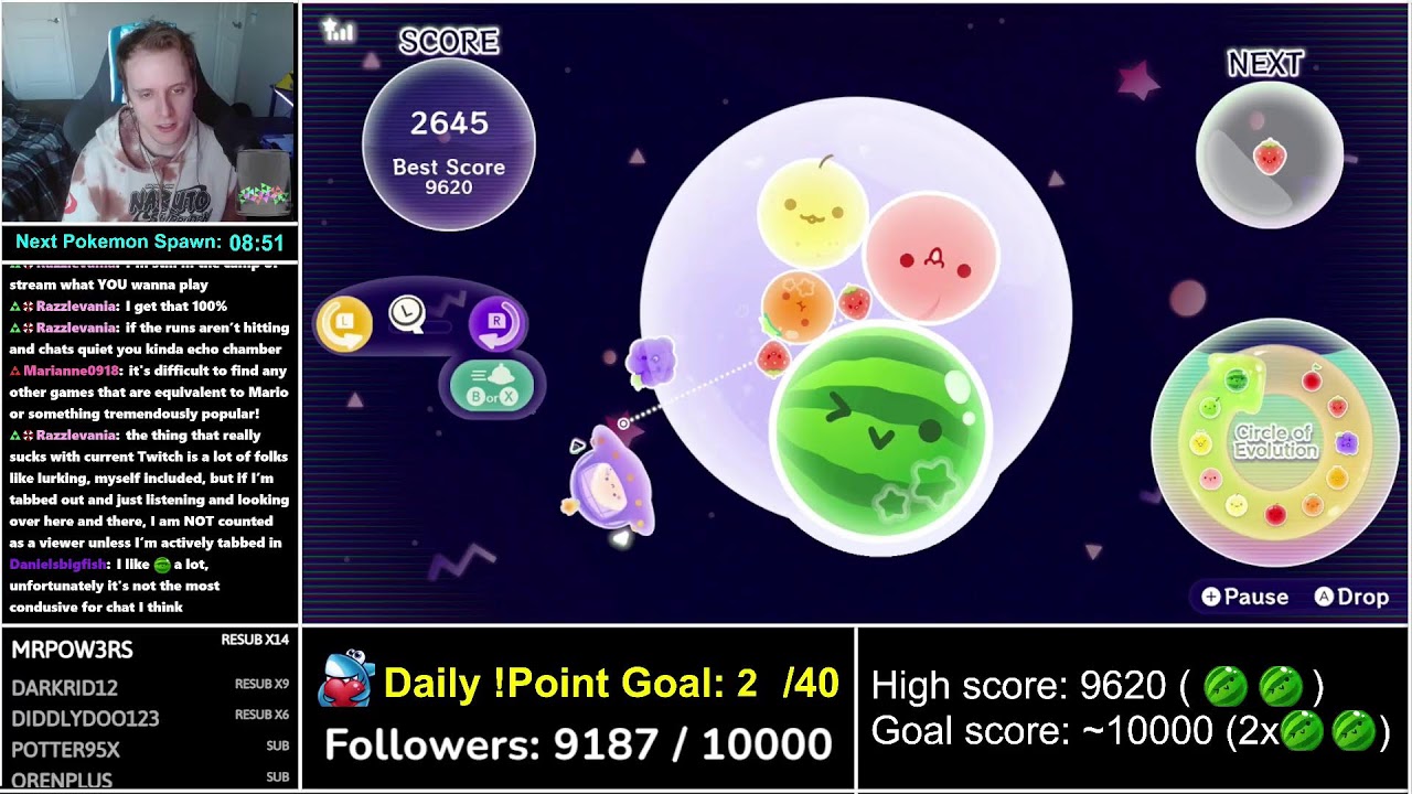 [アメリカ人スイカ] Suika Game High Score attempts to beat 23014!