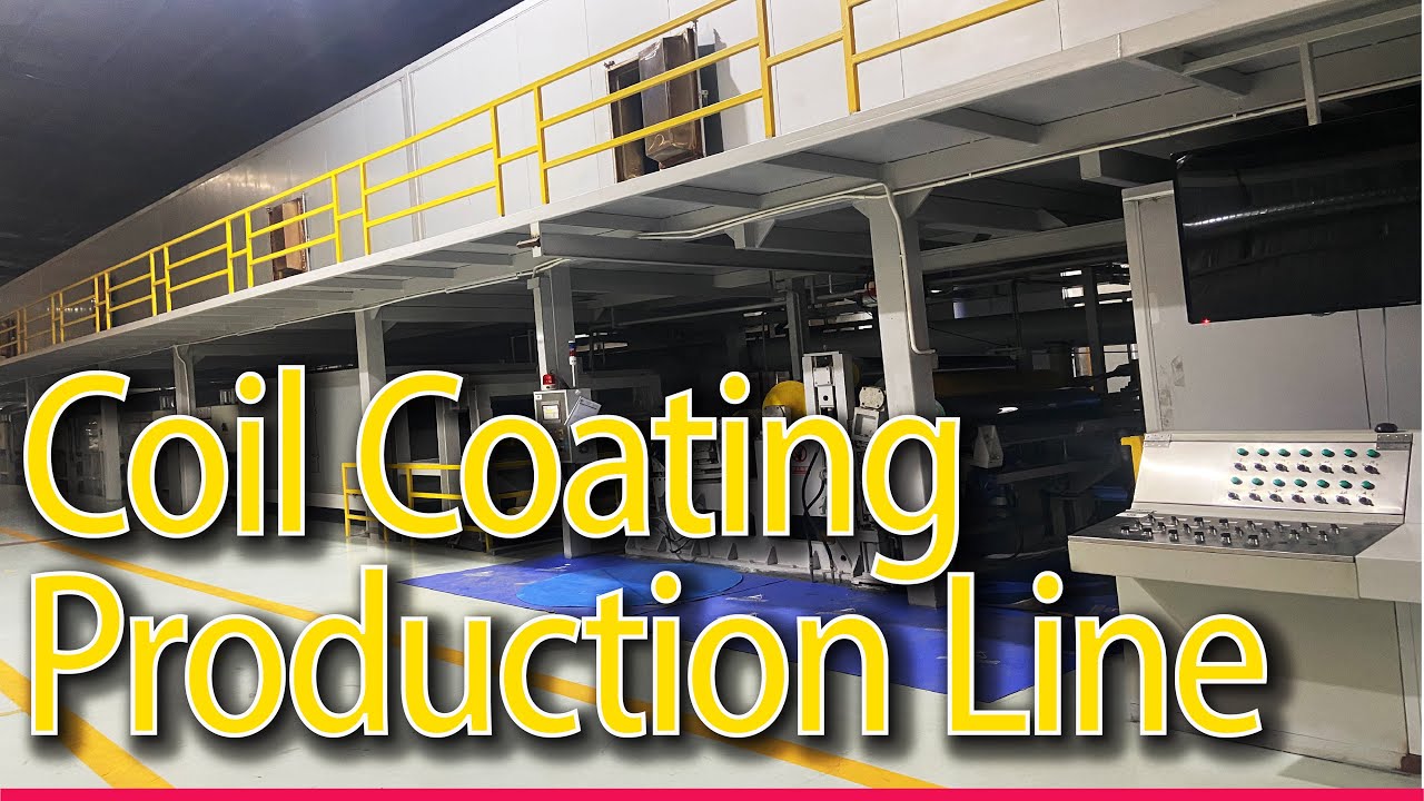 Metal Coil Coating Production Line #COILCOATING #CANMAKING