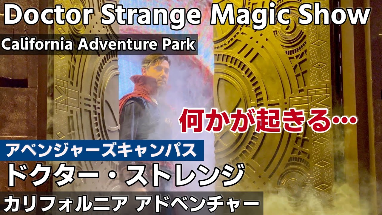 【4K】アベンジャーズを召喚！ドクター・ストレンジ マジックショー/DCA MCU Doctor Strange Magic Show