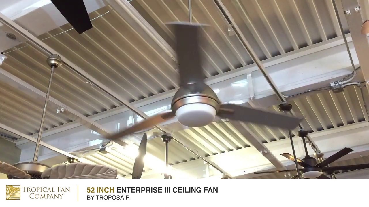 Enterprise III -  52 inch Modern Ceiling Fan by TroposAir