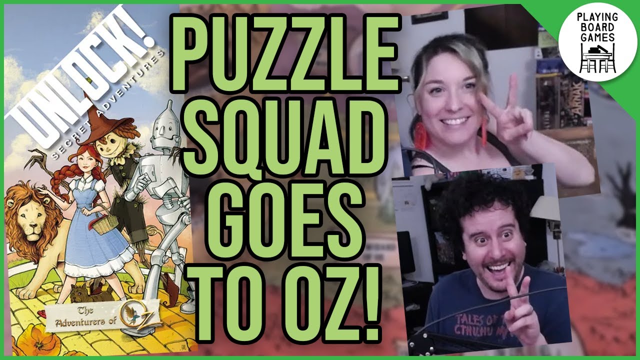 Puzzle Squad takes on UNLOCK! THE ADVENTURES OF OZ