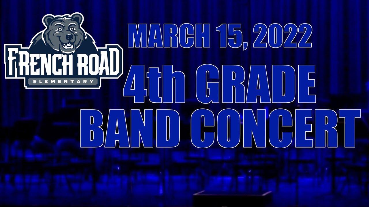 FRES 4th Grade Band Concert March 15, 2022