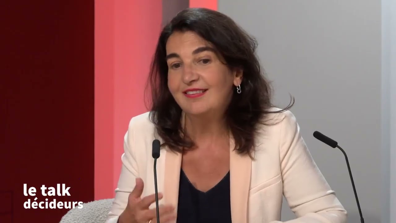 Delphine Manceau, présidente de la CGE, répond à Quentin Périnel dans Le talk des décideurs