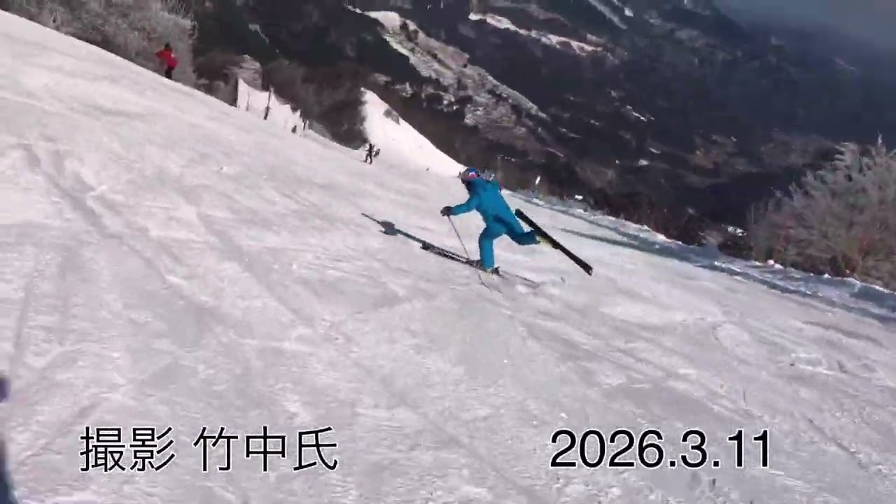 スキー　バタフライターン　ハチ北スキー場　ヨッシー春本　鉢伏山