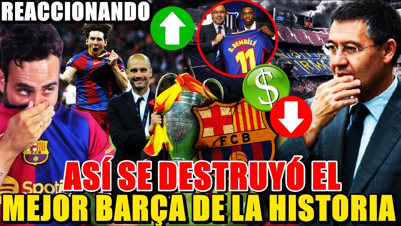REACCIONANDO a la CAÍDA del BARCELONA ¡ASÍ se DESTRUYÓ el MEJOR EQUIPO de la HISTORIA! (2003-2025)