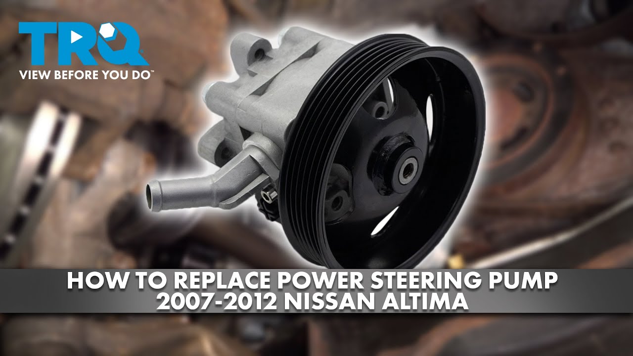 Как заменить насос гидроусилителя руля на Nissan Altima 2007-2012 годов