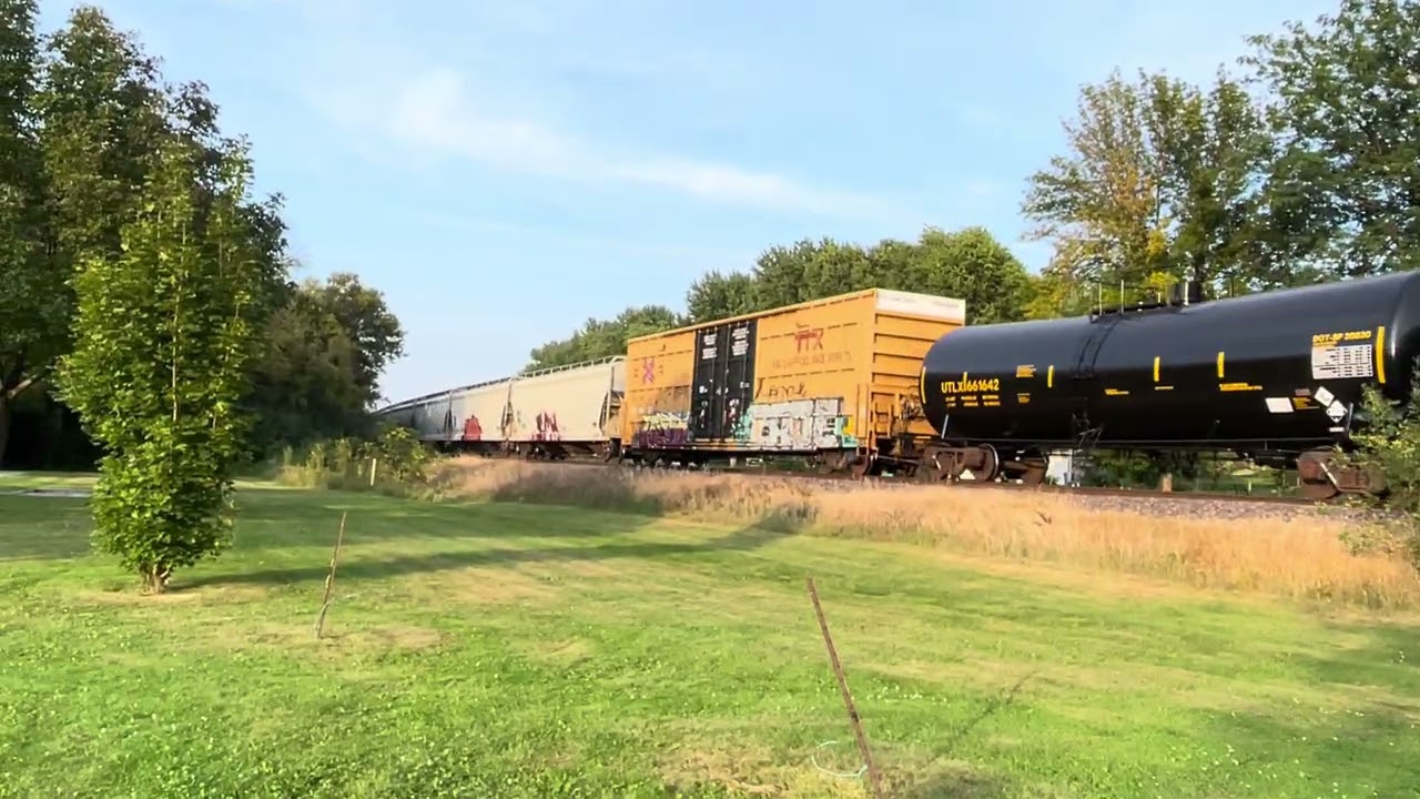 Union Pacific 9803 Leading Southbound by Lake Kohlmier Owatonna MN 