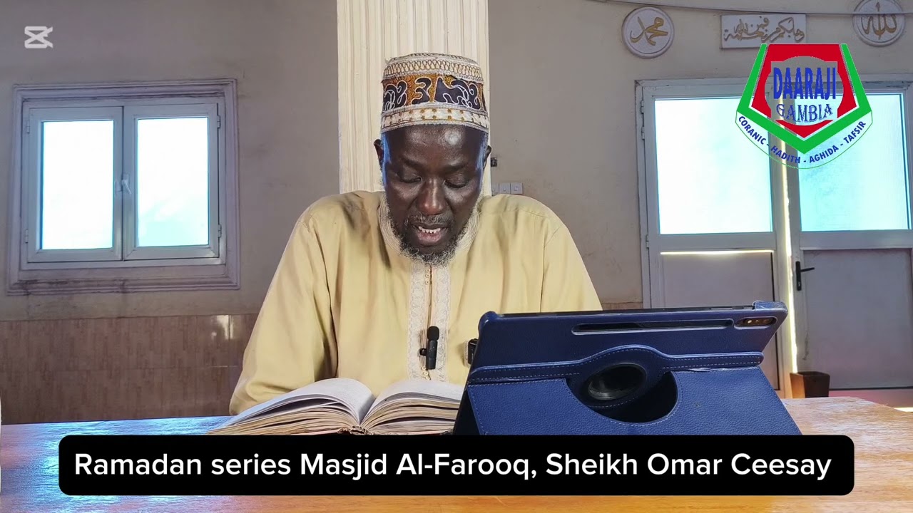 Ramadan series Masjid Al-Farooq Sheikh Omar Ceesay 