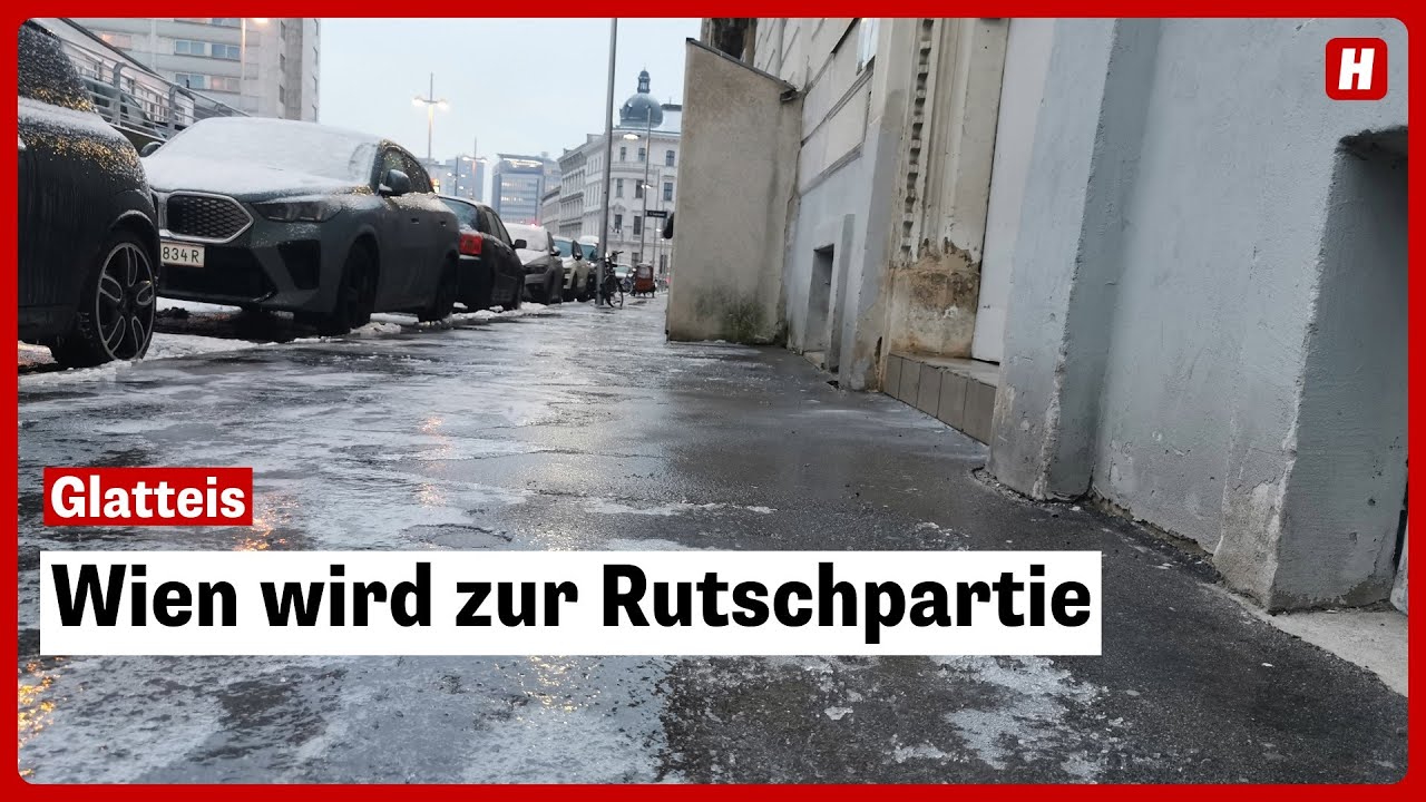 Wien wird zur Rutschpartie