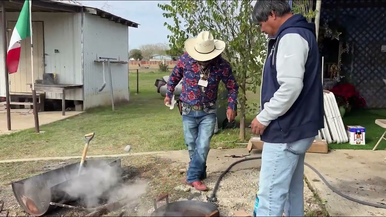 El Tío Chivalo lavando el Disco de las mojarras
